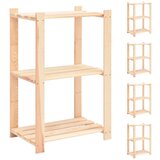 vidaXL stalci za pohranu s 3 razine 5 kom 60x38x90 cm borovina 150 kg Cijene