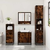  3-dijelni set kupaonskog namještaja boja hrasta drveni | shoptok.hr