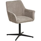 MID.YOU NASLANJAČ, les, kovina, tekstil črna, rjavosiva | Shoptok.si