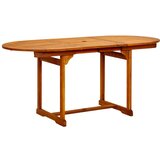 vidaXL Vrtni blagovaonski stol (120-170) x 80 x 75 cm od drva bagrema cijene