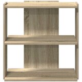  Regal za knjige s 3 razine boja hrasta 60x30x60 cm drveni | shoptok.hr