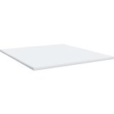  Boxspring - Krevet s oprugama i madracem plavi 200 x 200 cm od tkanine - Plava 200 x 200 cm Blok s kvadratima | shoptok.hr