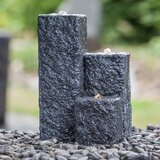 HEISSNER Vrtna fontana Neptun LED - crni - 12 x 12 x 15/25/40 cm | shoptok.hr