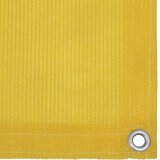 Balkonski zastor žuti 75 x 400 cm HDPE | shoptok.hr