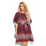 Numoco 287-23 SOFIA Butterfly dress with a binding at the waist - JAGUAR | Shoptok.si