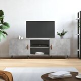 TV ormarić boja betona 150x30x50 cm od konstruiranog drva | shoptok.hr