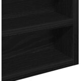  Ormar za izlaganje s policom Zidne Crni hrast 60 x 8,5 x 58 cm | shoptok.hr