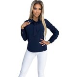 Numoco Business blouse with long sleeves and tie at the front | ePonuda.com