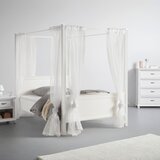 Zandiara Postelja Z Baldahinom Marilou, Bela | Shoptok.si