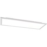 QAZQA Stropna svetilka iz jekla 80 cm, vključno z LED z daljinskim upravljalnikom - v živo Cene