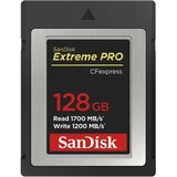 Sandisk memorijska kartica extreme pro cfexpress card type b, 128GB, 1700MB/s read, 1200MB/s write Cene