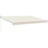  Tenda na uvlačenje krem 4 5 x 3 m od tkanine i aluminija | shoptok.hr