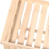Vanjski držač za cjepanice 108 x 52 x 74 od masivne borovine | shoptok.hr