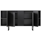 Kalune Design Antracitno siva niska komoda 160x35 cm Luxe – | shoptok.hr