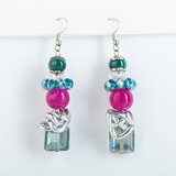 Branic Jewelry Minđuše sa roze kristalima Gabriele | Eponuda.com