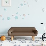 vidaXL Otroški kavč rjav 70x40x24 cm blago | Shoptok.si