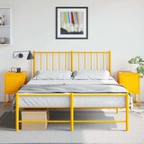 vidaXL Noćni ormarići 2 kom boja senfa 36 x 39 x 60,5 cm čelični | shoptok.hr