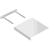 REGALUX zidna polica XL4 (23,5 x 23,5 x 3,8 cm, bijela visokog sjaja, opteretivost: 12 kg) Cijene
