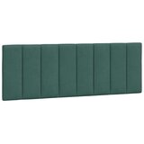  Okvir za krevet s uzglavljem tamnozeleni 140x190 cm baršunasti | shoptok.hr
