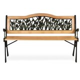 Klupa za park s naslonom 123,5 x 74 x 48 cm Gardi Tulip Sofotel | shoptok.hr