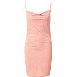A LOT LESS Obleka 'Franca' losos / bela | Shoptok.si