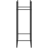  Stalak za drva za ogrjev mat crni 80x28x86 cm čelični | shoptok.hr