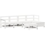  6-dijelni set vrtnih sofa bijeli od masivne borovine | shoptok.hr