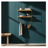 Hanah home Zidna polica, 58x42x15cm, Crna Cijene