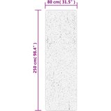  Tepih HUARTE kratkih vlakana meki i perivi antracit 80 x 250 cm | shoptok.hr