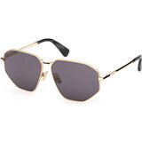 Max Mara Miller 4 MM0143 30A ONE SIZE (59) Zlata/Siva Cene