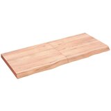 vidaXL Zidna polica svjetlosmeđa 140x60x6 cm od obrađene hrastovine Cijene