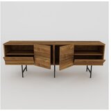 Hanah home tv polica derin walnut black