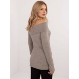 Italy Moda Sweater-DHJ-SW-A2449.33-dark beige | shoptok.hr