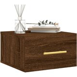  Zidni noćni ormarić boja smeđeg hrasta 35 x 35 x 20 cm | shoptok.hr