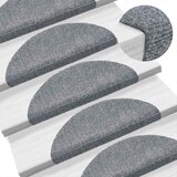  Samoljepljivi otirači za stepenice 10 kom svjetlosivi 56x17x3cm | shoptok.hr