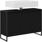  Kupaonski ormar Crni hrast 90 x 30 x 60 cm Konstruirano drvo | shoptok.hr