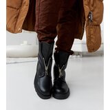 Gemre Black insulated ankle boots with a zipper Oakdale | Shoptok.si