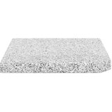 vidaXL Postolje za suncobran granitno 25 kg četvrtasto sivo | shoptok.hr