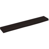 Maison Chic Stenska polica - Viseča Polica temno rjava 60x10x2 cm trdna hrastovina, (21784755) | Shoptok.si