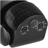  Spoljašnji PIR senzor pokreta i sumraka 1200W/230V IP65, crne boje | Eponuda.com