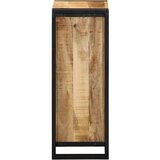  Noćni ormar s policom Smeđa 40 x 30 x 80 cm Čvrsto drvo manga | shoptok.hr