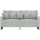  Dvosjed Svjetlosiva 140 cm baršunasti | shoptok.hr