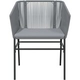  Vrtna garnitura - 5-dijelni vrtni blagovaonski set s jastucima poliratan i staklo | shoptok.hr