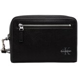 Calvin Klein Jeans Torbice BOLD PEBBLE POUCH W/ HANDLE LV04D1271G Črna Cene