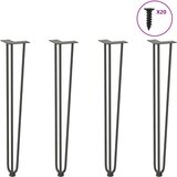  Ukosne noge za konzolne stoliće za konzolni stolić 4 kom. antracit 72 cm puni čelik | shoptok.hr