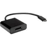 USB-C priključni kabel 0.10 m 12.99.3220 crna [1x muški konektor USB-C™ - 1x ženski konektor displayport]