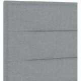 vidaXL Posteljni okvir Svetlo siv Inženirski les 140 x 190 cm Ergonomski | Shoptok.si
