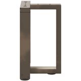  Noge za klub stolić T-oblika 2 kom Crne 28x25x(42-43) cm Čelik | shoptok.hr