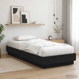  Okvir za krevet s LED svjetlom Crni hrast 80 x 200 cm - Crni hrast 80 x 200 cm | shoptok.hr