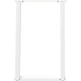  Noge za jedilno mizo v obliki črke U, 2 kosa, bele barve, 50 x (72-73) cm, jeklo | Shoptok.si